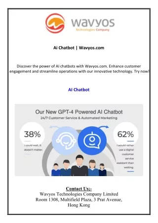 Ai Chatbot  Wavyos.com