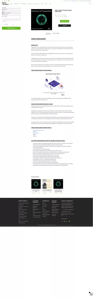 Global Hybrid Charger Market size 2024-2030