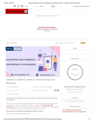 Salesforce B2B Commerce_ Empowering Your Business