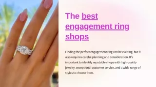 the best engagement ring shops