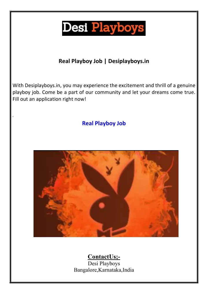 real playboy job desiplayboys in