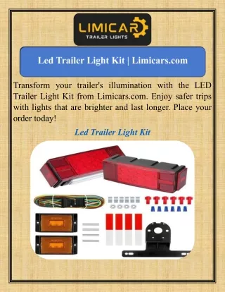 Led Trailer Light Kit   Limicars.com