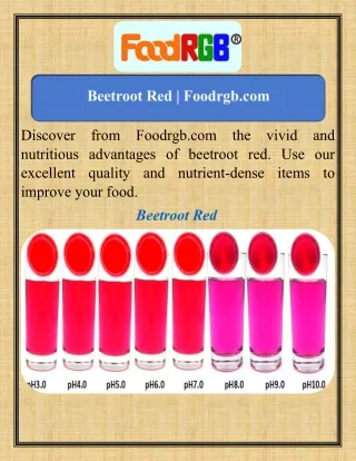 Beetroot Red   Foodrgb.com