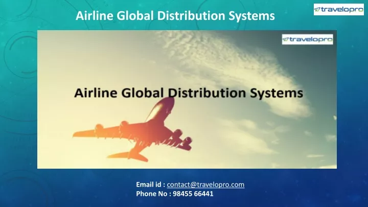 airline global distribution systems