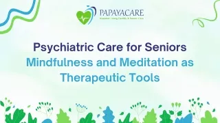 psychiatric care for seniors