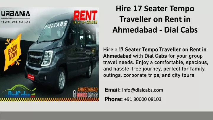 hire 17 seater tempo traveller on rent