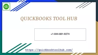 QUICKBOOKS TOOL HUB