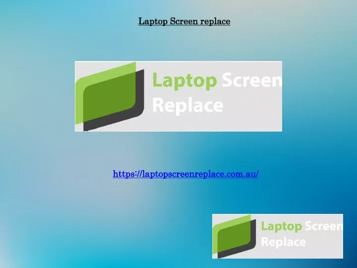 laptop screen replace