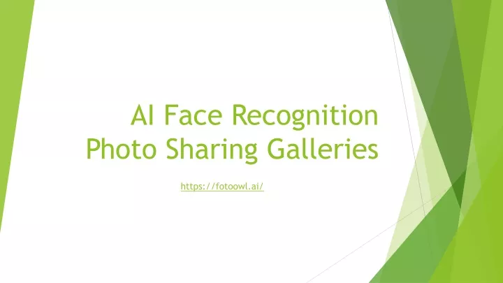 ai face recognition photo sharing galleries