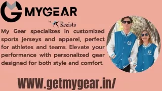 MY GEAR -  Best Custom Sports Jerseys in Bengaluru
