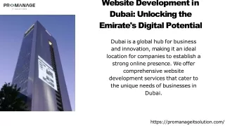 WEB DEVELOPMENT COMPANY IN DUBAI PPT