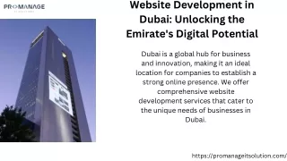 WEB DEVELOPMENT COMPANY IN DUBAI PDF