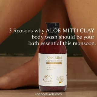 No more body acne, dryness, and dullness with our Aloe Mitti Clay Body Wash.