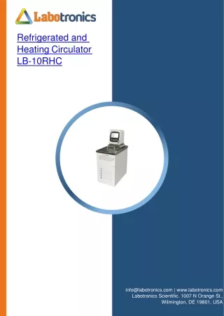 Refrigerated and Heating Circulator LB-10RHC