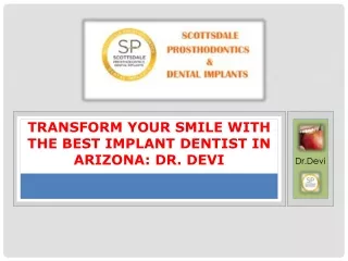 Best Implant Dentist in Arizona