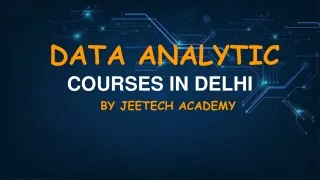 Data Analytics Courses In Delhi By Jeetech Academy