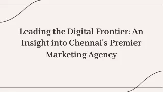 Top Digital Marketing Agency of Chennai