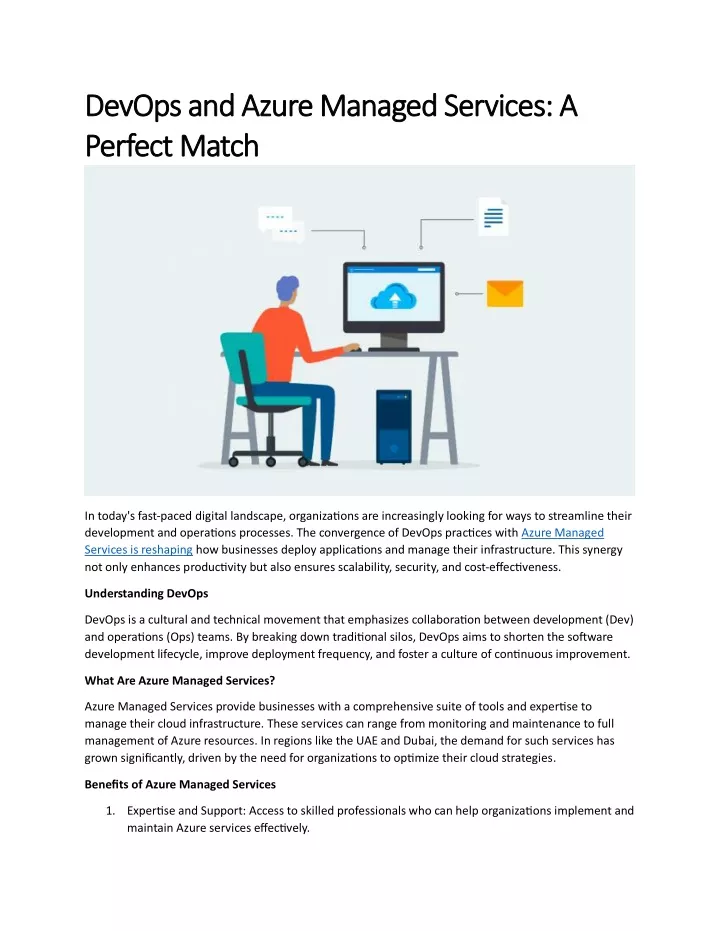 devops and azure managed services a devops