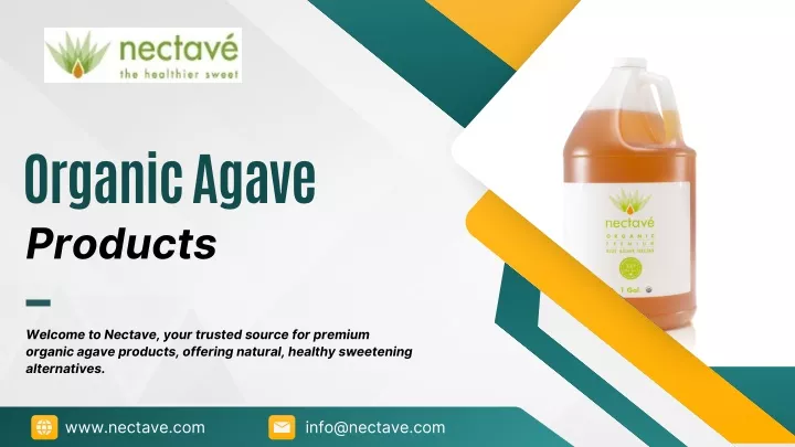 organic agave products