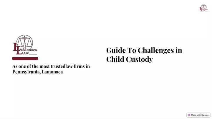 guide to challenges in child custody