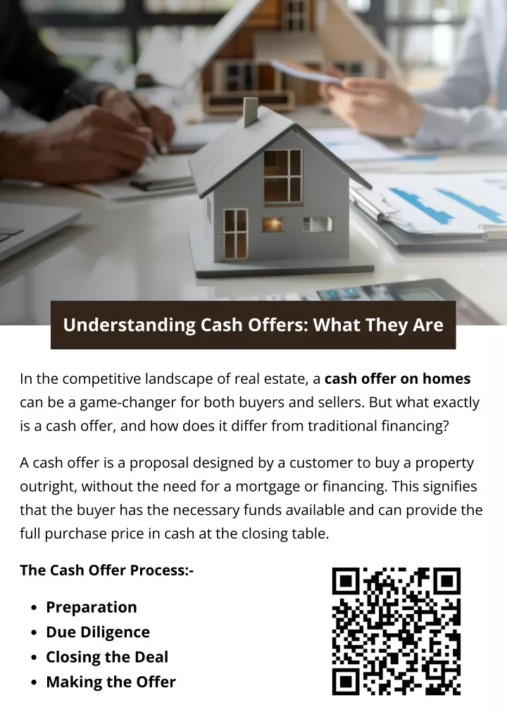 understanding cash offers what they are