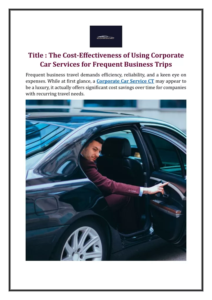 title the cost effectiveness of using corporate