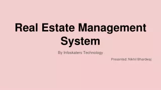 Real Estate Management System