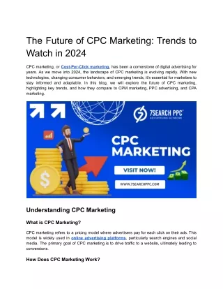 the future of cpc marketing trends to watch