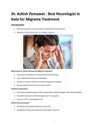 dr ashish pemawat best neurologist in kota