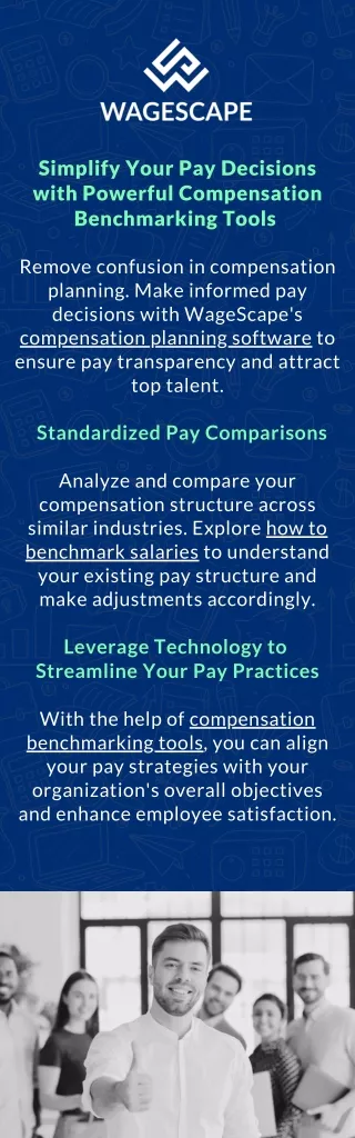 Simplify Your Pay Decisions with Powerful Compensation Benchmarking Tools