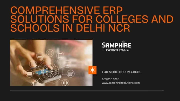 comprehensive erp solutions for colleges