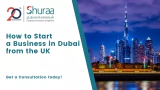 How to Start a Business in Dubai from the UK