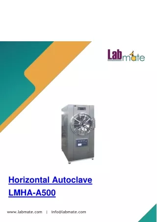 Horizontal Autoclave LMHA-A500
