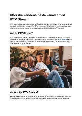 utforska v rldens b sta kanaler med iptv stream