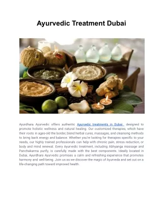 Ayurvedic Treatment  Dubai (1)