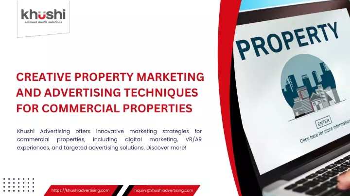 creative property marketing and advertising