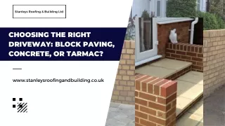 Choosing the Right Driveway Block Paving, Concrete, or Tarmac