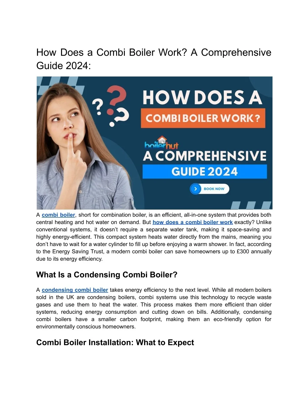PPT - How Does a Combi Boiler Work PowerPoint Presentation, free ...