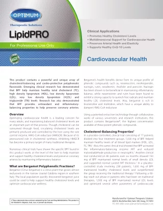 Support Your Heart Health with LipidPro!