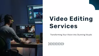 video editing services