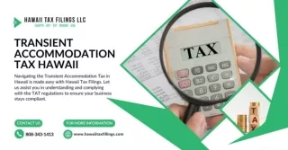 Transient Accommodation Tax Hawaii