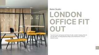 bates studio london office fit out