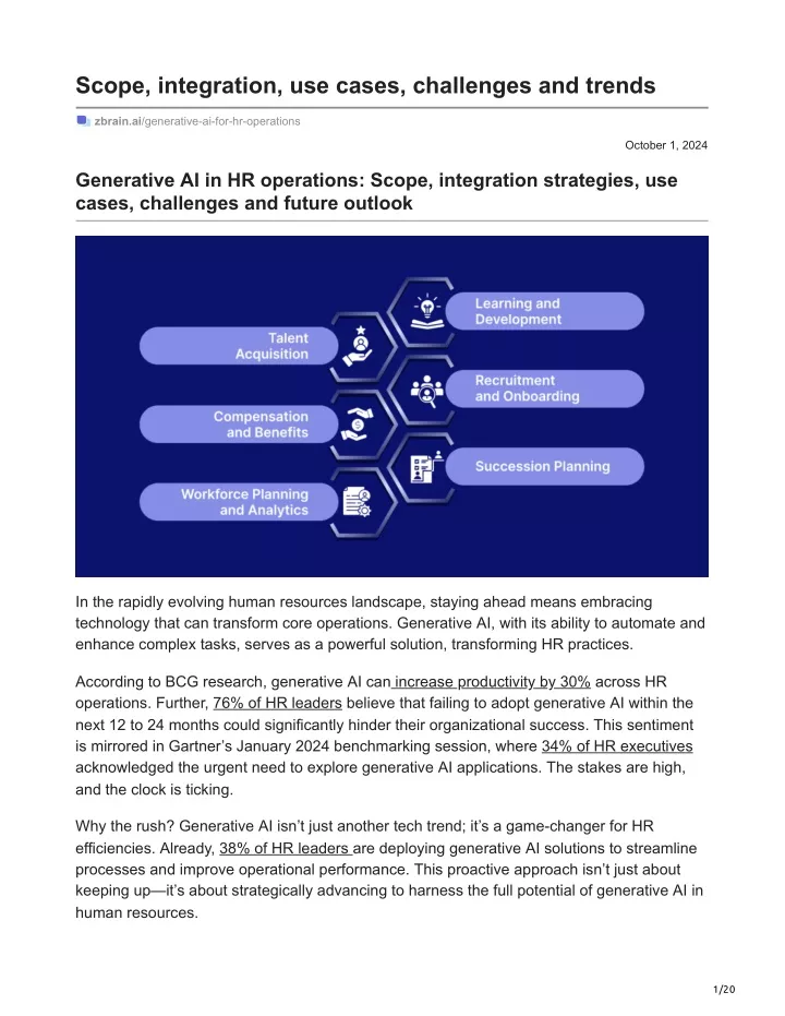 scope integration use cases challenges and trends