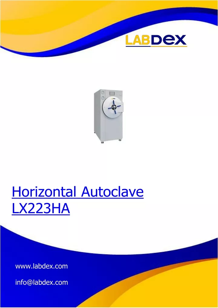 horizontal autoclave lx223ha www labdex com