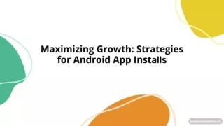 buy android app installs