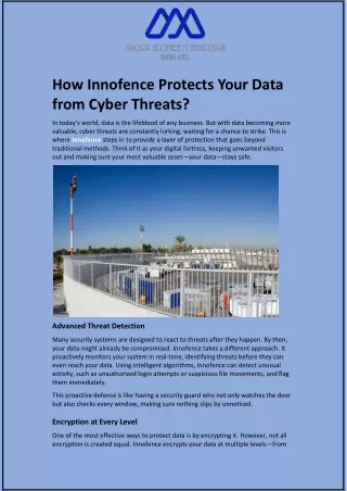 how innofence protects your data from cyber
