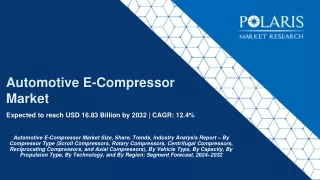 automotive e compressor market