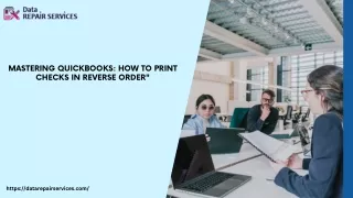 mastering quickbooks how to print checks