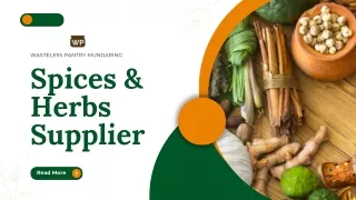 Discover Quality Spices at Wasteless Pantry Mundaring