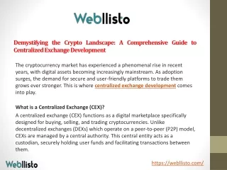 demystifying the crypto landscape a comprehensive guide to centralized exchange development